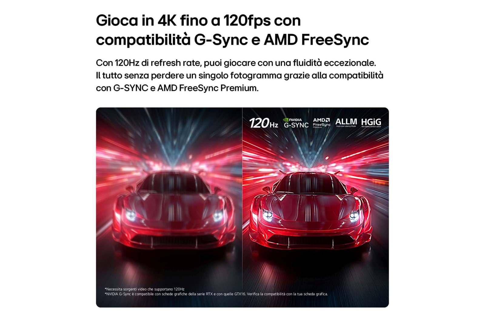 Compatibilità G-Sync e AMD FreeSync TV OLED65B6ELC 2026